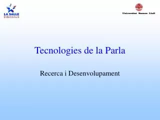 tecnologies de la parla