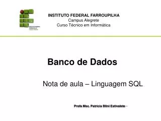 banco de dados