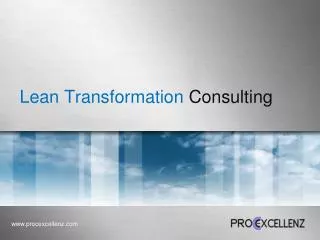 Lean Transformation Consulting