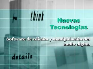nuevas tecnolog as