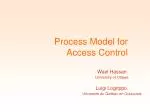 Process Model for Access Control - slide 1