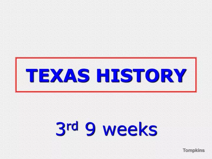 texas history