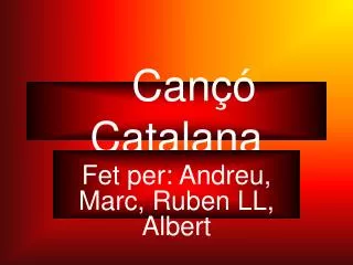 can catalana