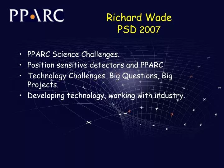 richard wade psd 2007