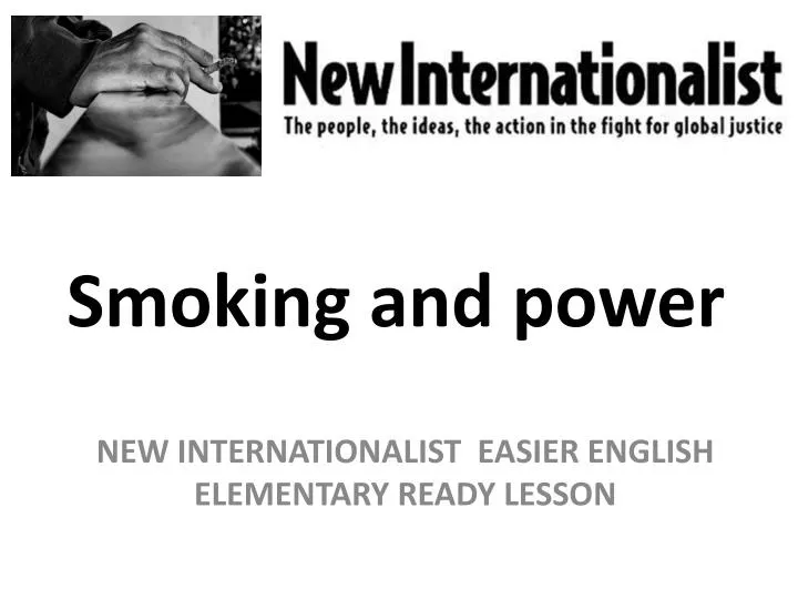 smoking and power