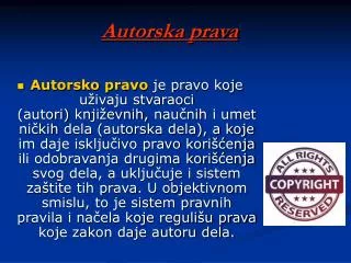 autorska prava