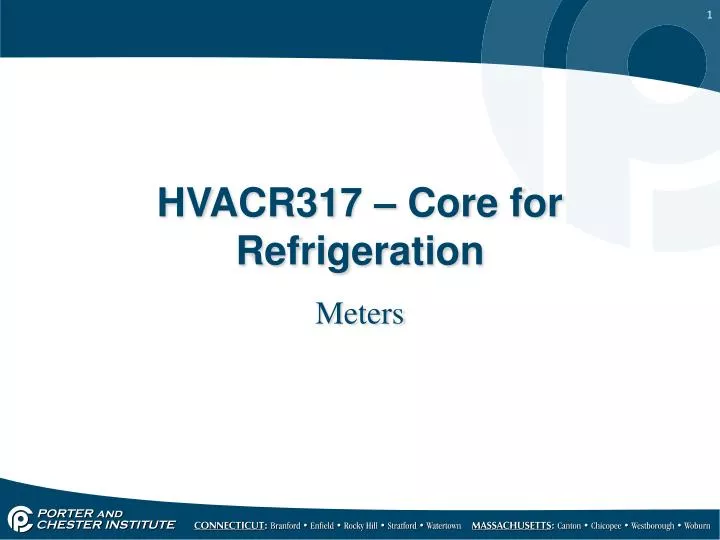 hvacr317 core for refrigeration