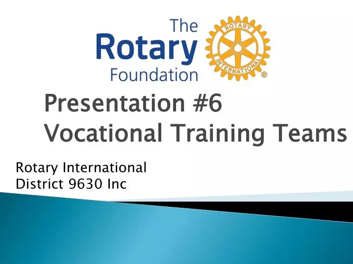 presentation 6 vocational training teams