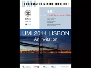UMI 2014 LISBON An invitation