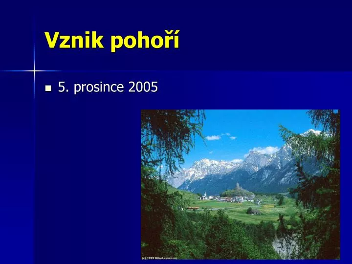 vznik poho