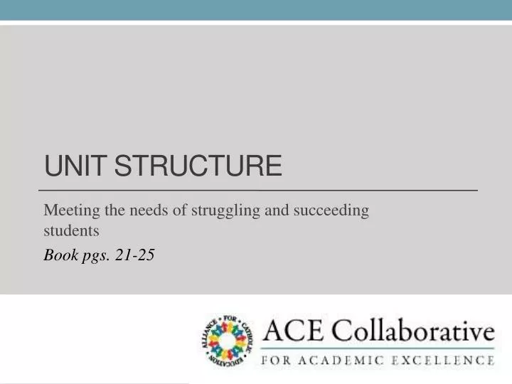 unit structure