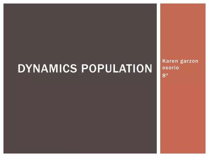dynamics population