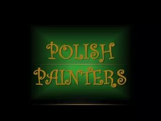 Polish painters