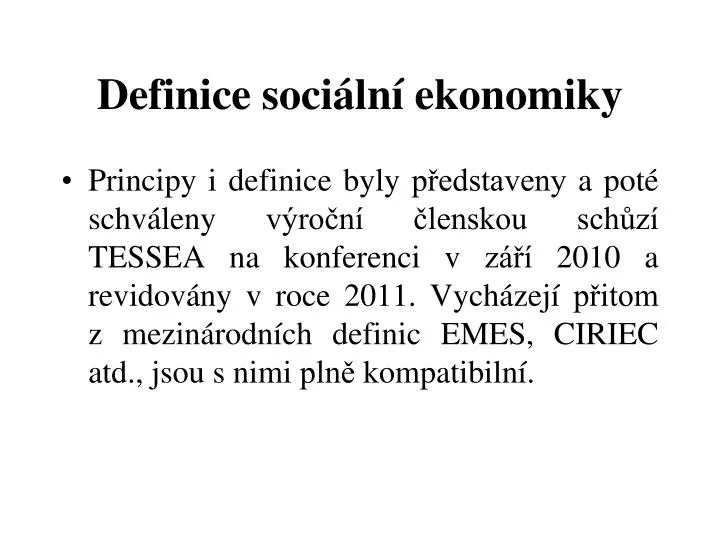 definice soci ln ekonomiky