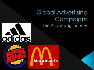 Global Advertising Campaigns