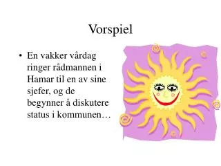 vorspiel