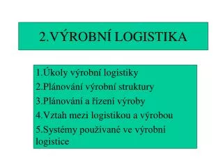 2 v robn logistika