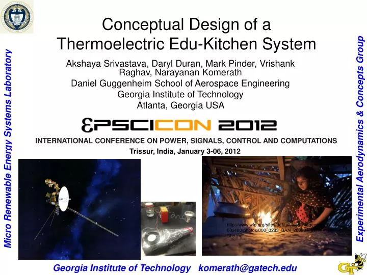 conceptual design of a thermoelectric edu kitchen system
