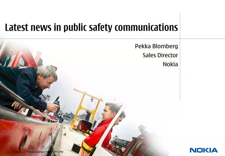 latest news in public safety communications