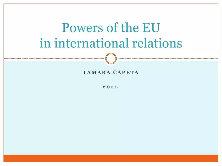 powers of the eu in international relations