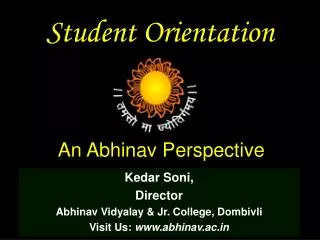 Student Orientation