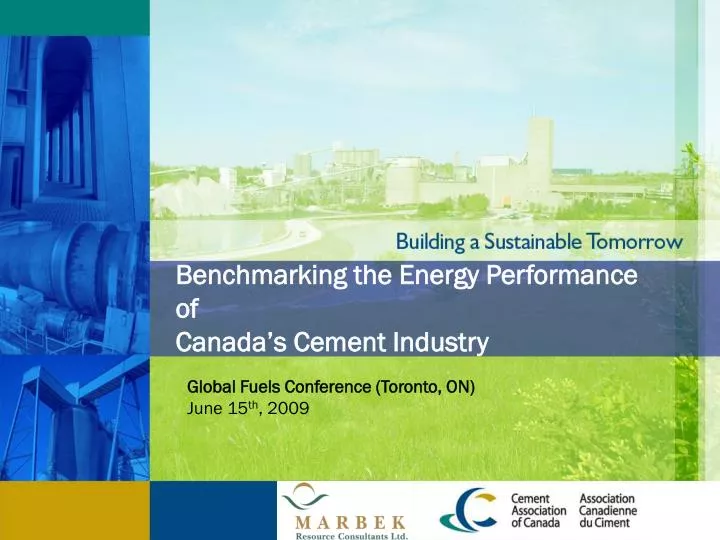 benchmarking the energy performance of canada s cement industry