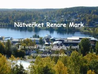 n tverket renare mark