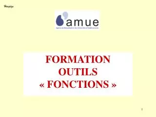 formation outils fonctions