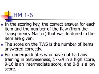 HM 1-6