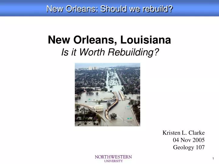 new orleans louisiana is it worth rebuilding