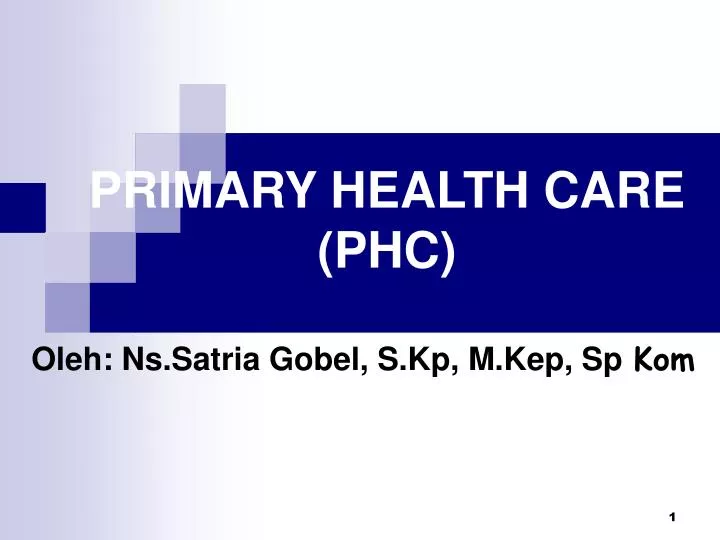 primary health care phc