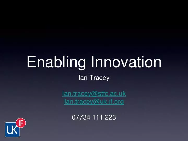 enabling innovation