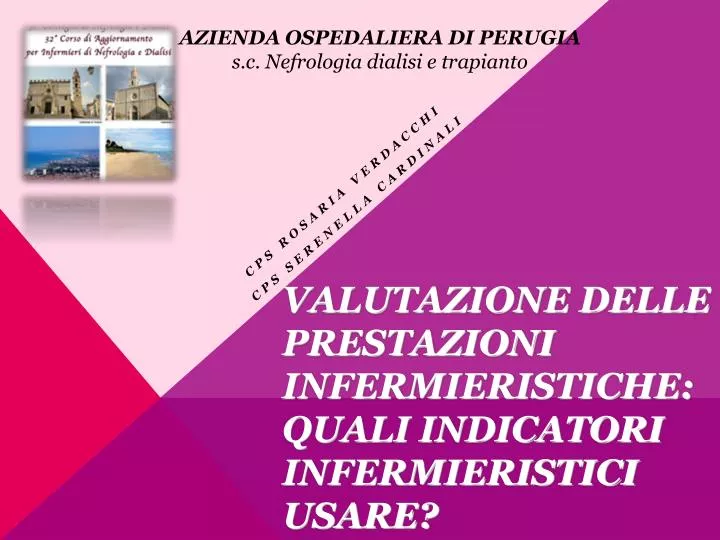 valutazione delle prestazioni infermieristiche quali indicatori infermieristici usare