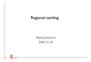 regional samling