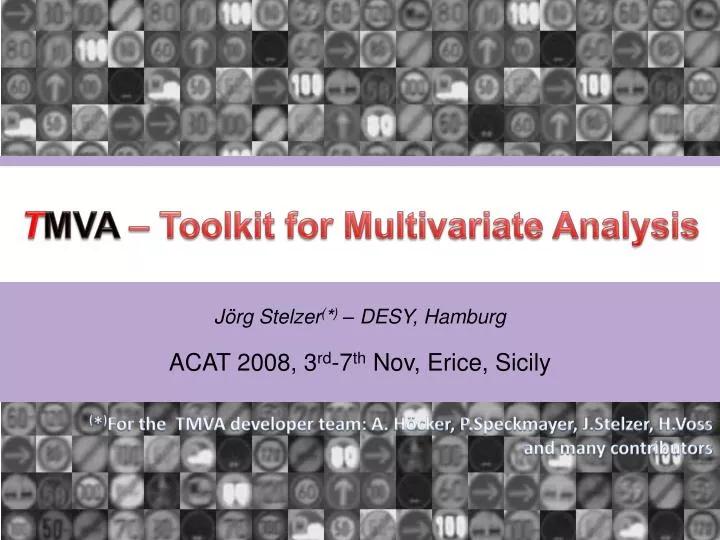 t mva toolkit for multivariate analysis