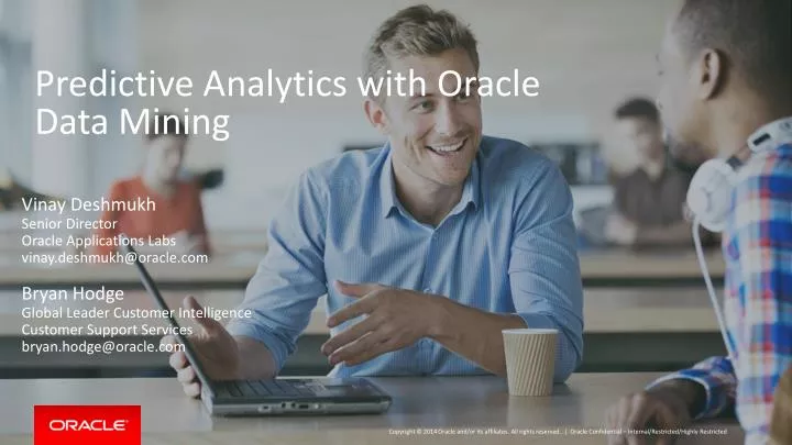 predictive analytics with oracle data mining