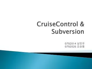 cruisecontrol subversion