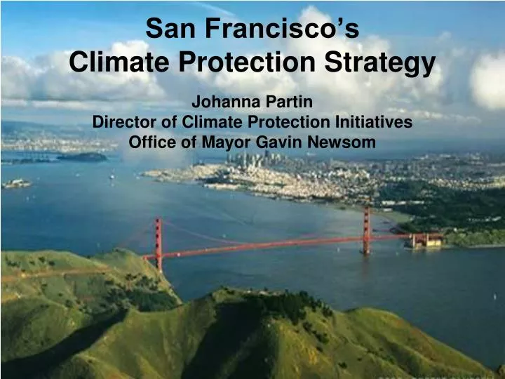 san francisco s climate protection strategy