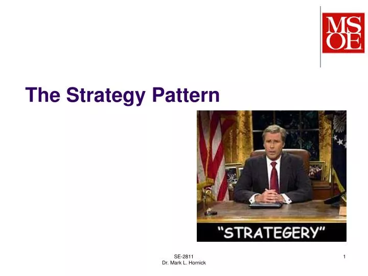 the strategy pattern