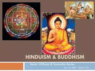 Hinduism &amp; Buddhism