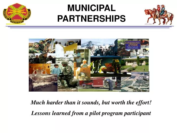municipal partnerships
