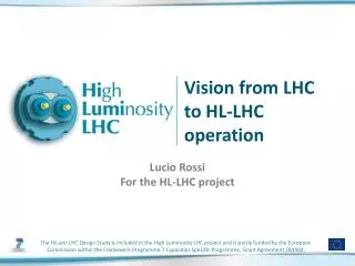 Vision from LHC to HL-LHC operation