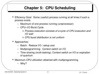 chapter 5 cpu scheduling