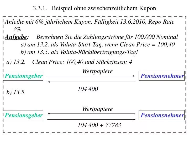 3 3 1 beispiel ohne zwischenzeitlichem kupon