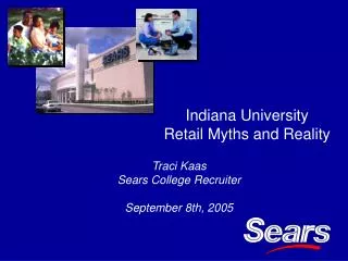 Indiana University Retail Myths and Reality