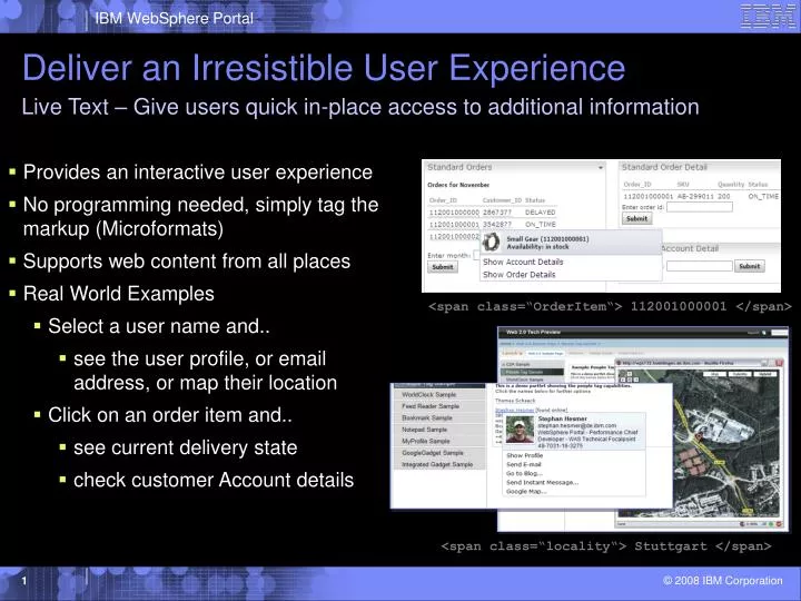 deliver an irresistible user experience