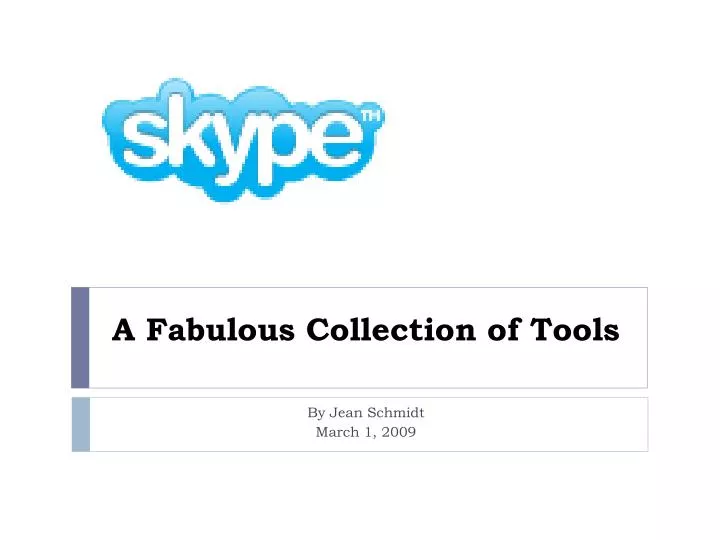 a fabulous collection of tools