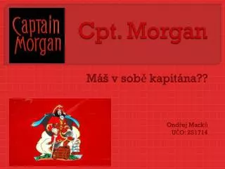 cpt morgan