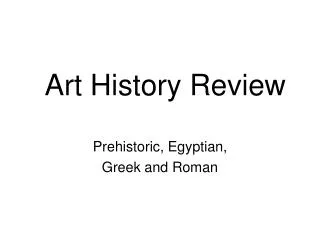 Art History Review