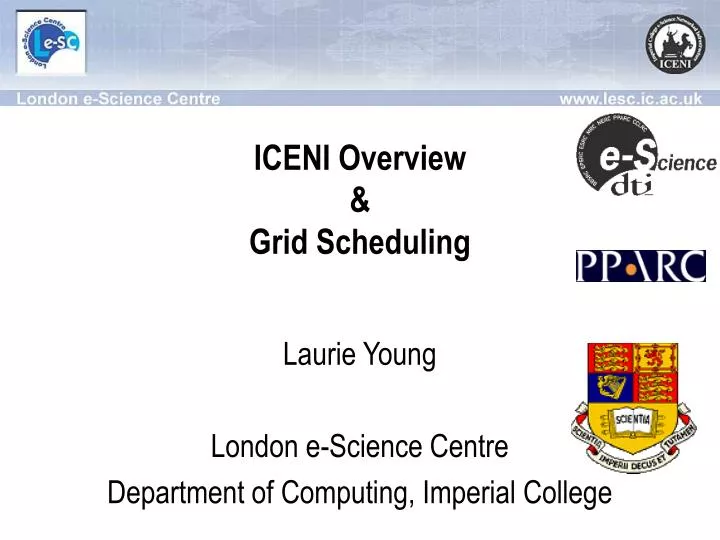iceni overview grid scheduling